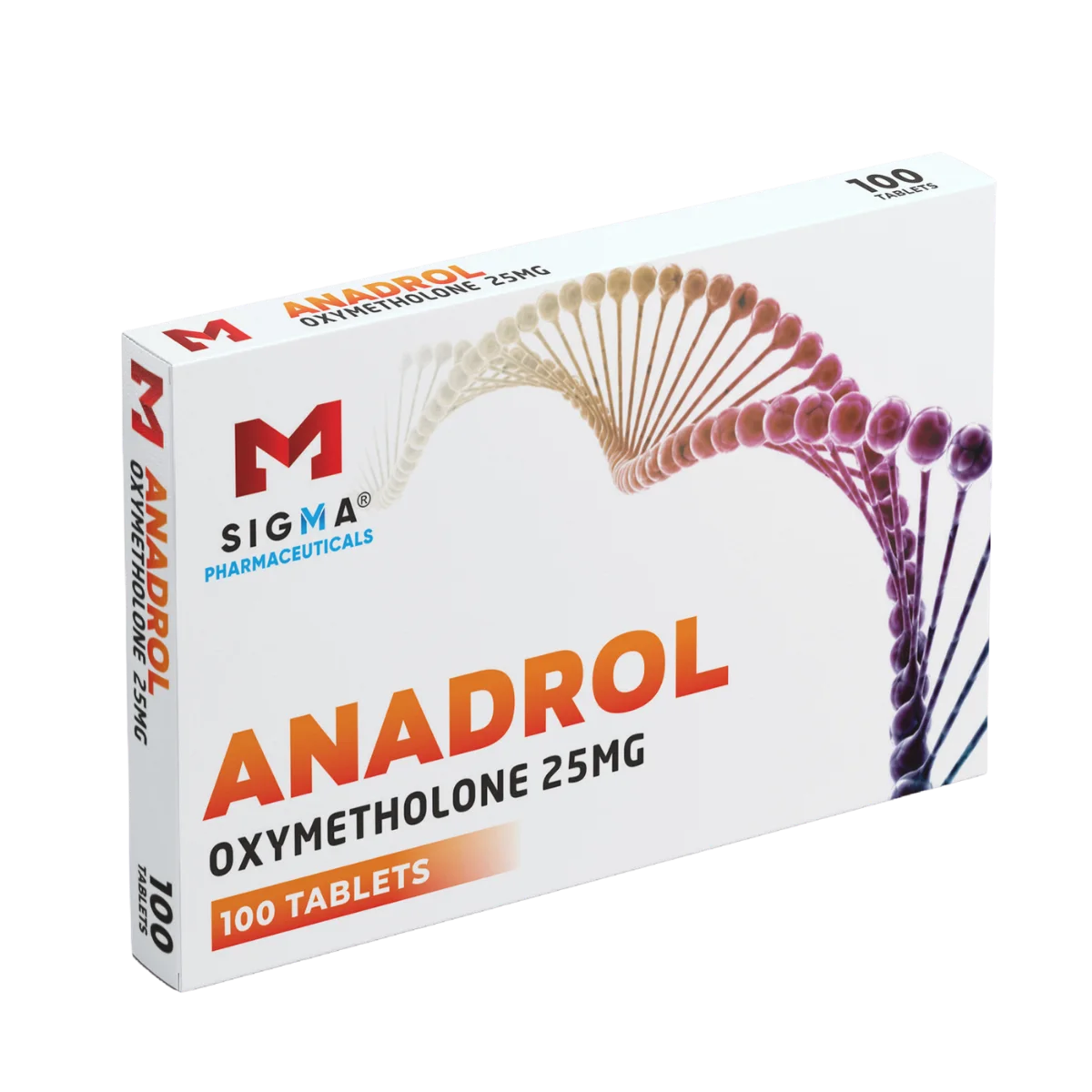 Anadrol (oxymetholone) tablets in manufacturer packaging by Sigma Pharma
