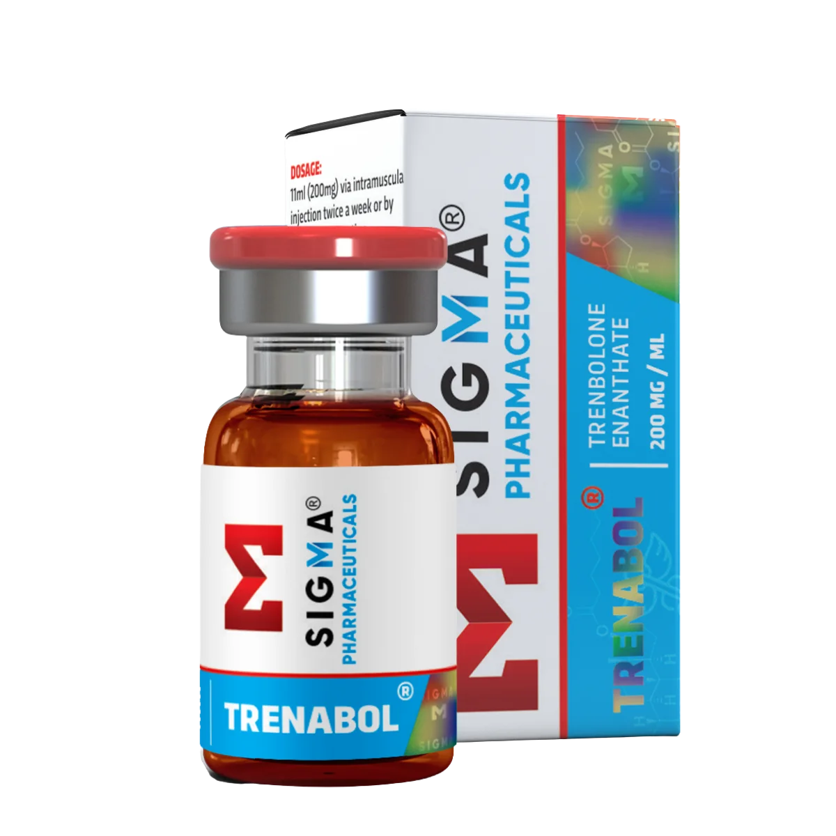 Sigma Trenabol trenbolone enanthate 200mg vial and box
